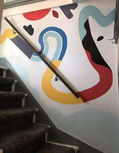 Stairwell Mural